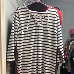 Old Navy cotton striped dress